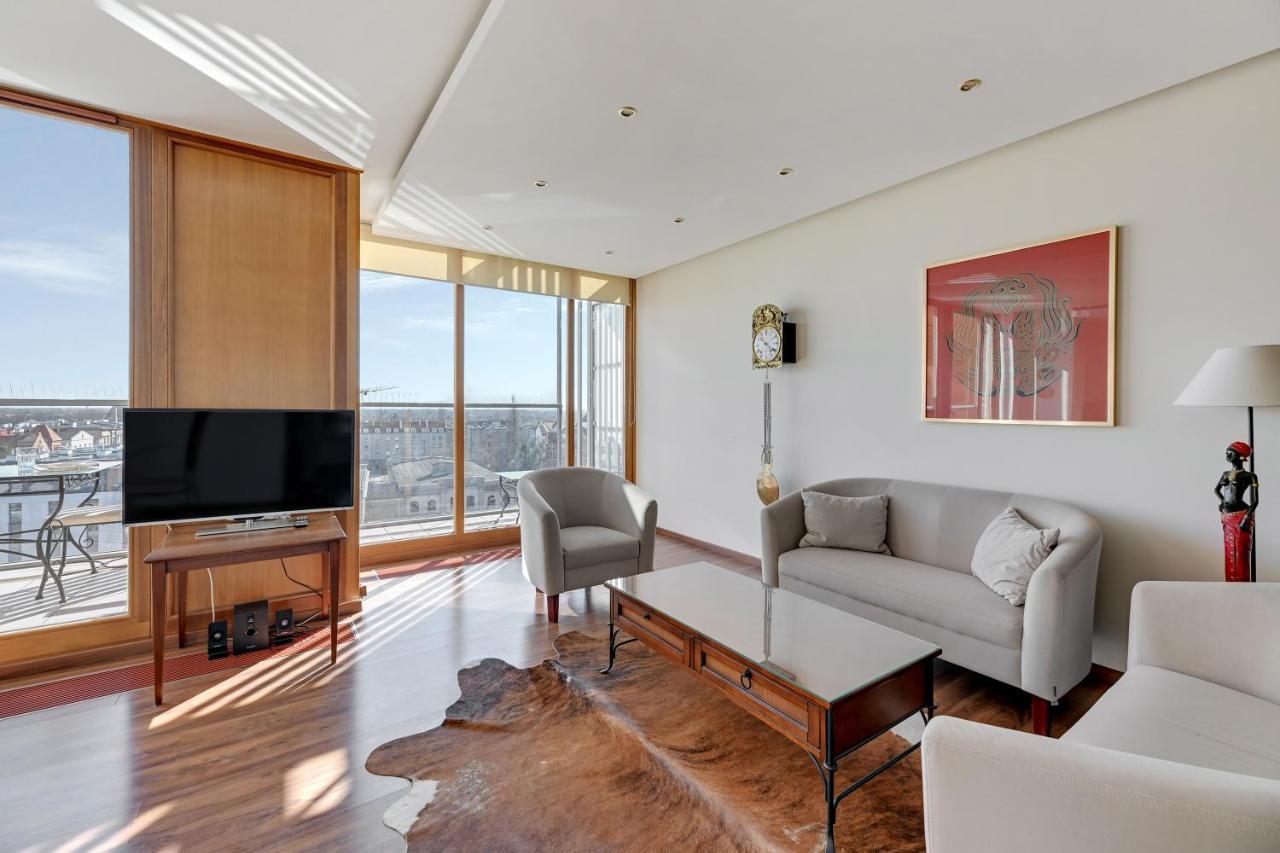 Apartament Penthouse Q4Apartments Gdansk Dış mekan fotoğraf